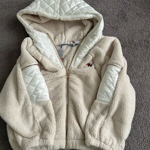 Aviator Nation Hooded Sherpa Jacket
